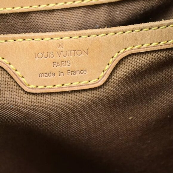 LOUIS VUITTON Montsouris GM Backpack Bag Monogram Leather Brown M51135 85ED205 main image 5